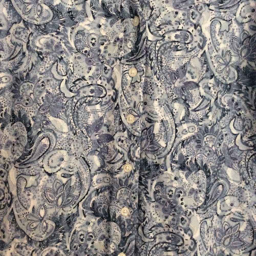 INC Collared Button Top - Picture 3 of 8